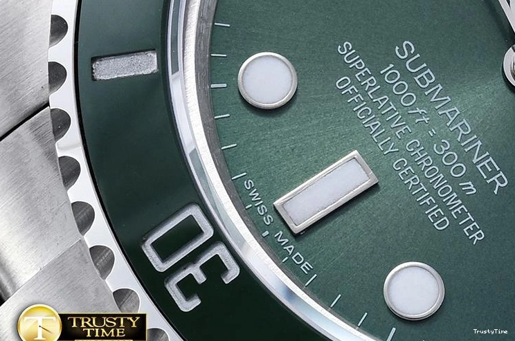 0727 ROLSUB0249A -Submariner 116610LV SS SS Green BPF V2 SP A3135 Mod Attractive 1029